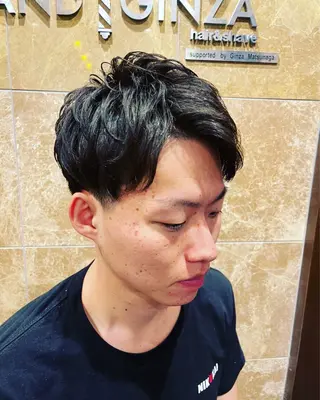 パーマ メンズ barbier GRAND GINZA所属・室橋 広人のヘアスタイル