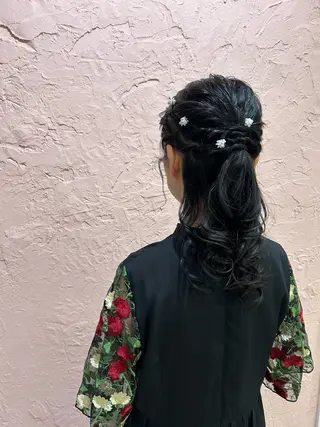 ロング ヘアアレンジ 横浜カラー/パーマ/ SAKI💫のヘアスタイル