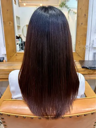 ロング カラー 縮毛矯正/髪質改善/ 佐々木大輔のヘアスタイル