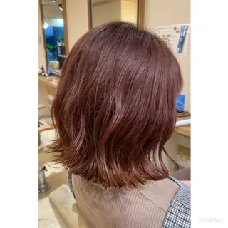 ミディアム カラー 岩間 香純のヘアスタイル
