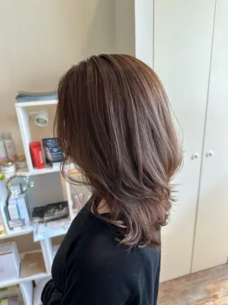 ミディアム カラー ヘアアレンジ ueki ayaneのヘアスタイル