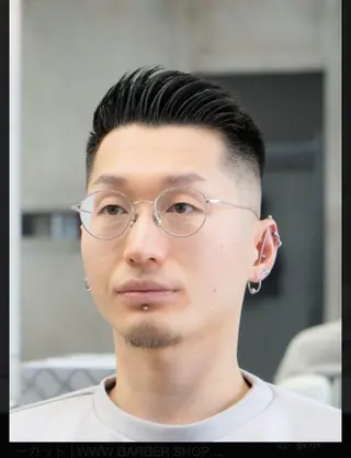 ショート メンズ バーバースタイルズ町田店所属・イチバ ヒロシのヘアスタイル