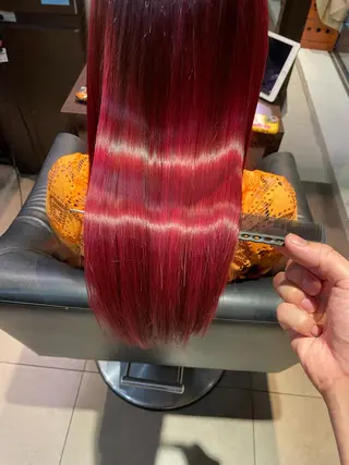 ロング パーマ 心斎橋 美髪職人　近江のヘアスタイル