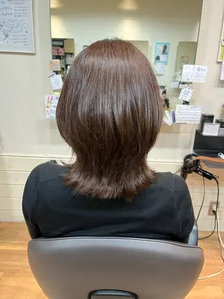 ミディアム カラー okuda yuukiのヘアスタイル