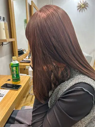 ミディアム カラー 透明感/ベージュ /kazui🐈のヘアスタイル