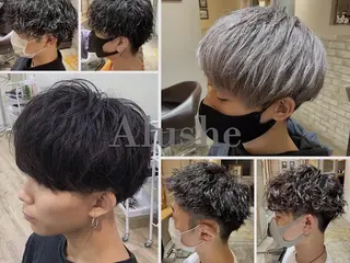 メンズ ショート アイブロウ men'sカットの 神様　Sky原宿のヘアスタイル