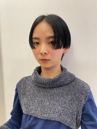 ショート 似合わせカット /パーマ岡本淳平のヘアスタイル