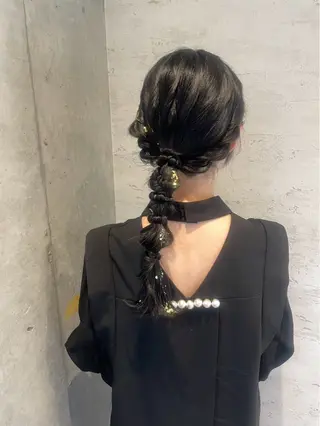 ロング ヘアアレンジ Reve  resort所属・美髪× ヘアセット✨Araiのヘアスタイル