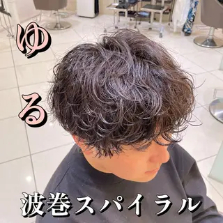 メンズ メンズ縮毛矯正 ブリーチカラー/まやのヘアスタイル