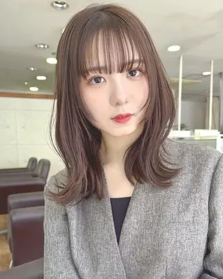 ミディアム Hip's eyes 大宮のヘアスタイル