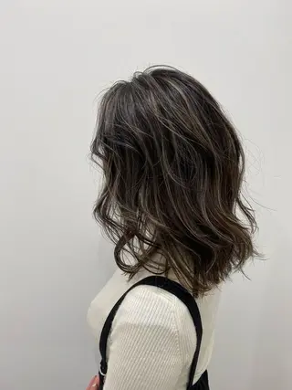 ミディアム カラー 🌿レイヤー/髪質 改善/🌿‬JINのヘアスタイル