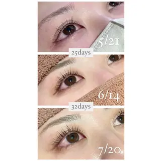 マツエク・マツパ MODEk's TESORO柿崎流依のマツエク・マツパデザイン