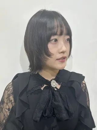 ショート 🐝 朝ラク・扱いや すいボブ／専門🐝のヘアスタイル