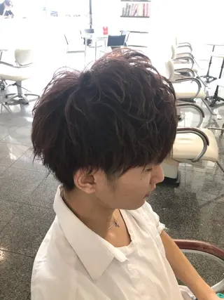 パーマ 大森 有紗のヘアスタイル