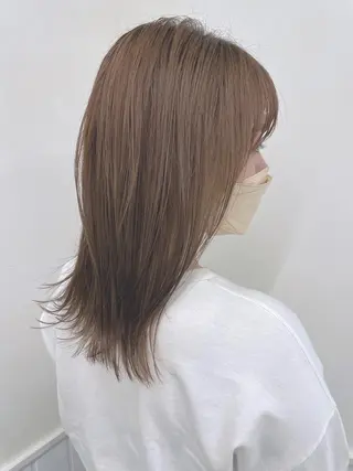 ミディアム カラー 🤎ベージュカラー 🐶メンズパーマのヘアスタイル