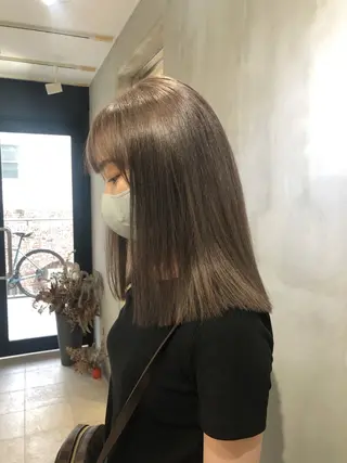 ミディアム カラー suzu /フリーランス吉祥寺のヘアスタイル