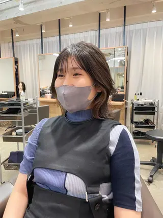 ミディアム ❤️ショートカット ・顔周りカット❤️のヘアスタイル