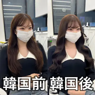 ロング カラー パーマ ヘアアレンジ メンズ 韓国ヘア×2way 🇰🇷和知拓郎のヘアスタイル