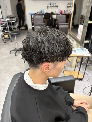 パーマ メンズ 笹江 瑞穂のヘアスタイル