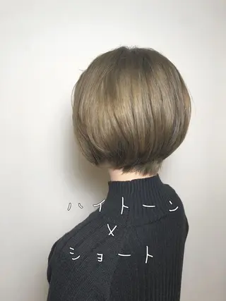 ショート カラー 似合わせ専門美容師 なかじまのヘアスタイル