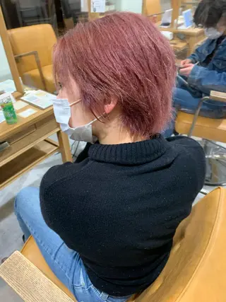 ショート カラー ピンクカラー/ mana🎀のヘアスタイル