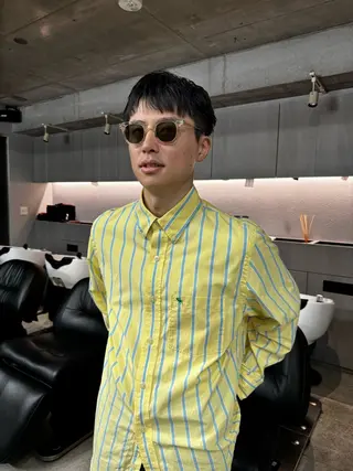 ショート メンズ 吉田一輝 外国人パーマのヘアスタイル