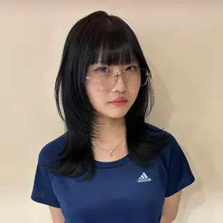 セミロング 🎀レイヤー/ カラー🐕‍🦺anのヘアスタイル