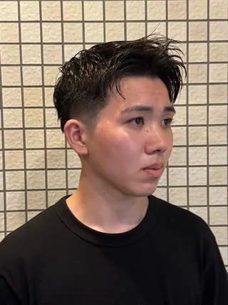 メンズ leo/ロング／ レイヤーカット⛈️のヘアスタイル