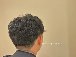 ショート パーマ メンズ Sol所属・Sol. Sakihoのヘアスタイル