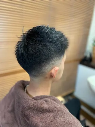 ショート メンズ men's hair sasaki 　メンズ ヘア ササキ所属・メンズパーマ/新宿 フェード/上田のヘアスタイル