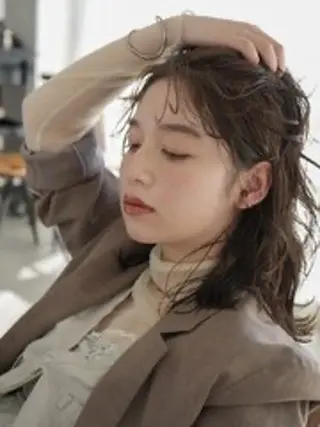 カラー LUVISM りきカットモデル募集のヘアスタイル