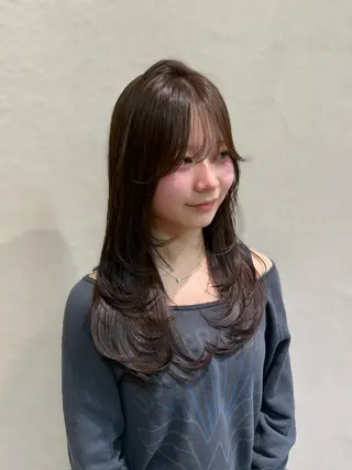 ロング カラー lulu.表参道所属・似合わせレイヤー✨️ RIEのヘアスタイル