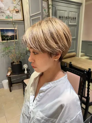 ショート Maison Blanc西宮阪急店所属・小野まさや /ショートカットのヘアスタイル
