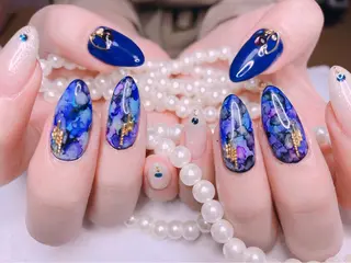 ロング ネイル 長さ出し専門 nynaのネイルデザイン