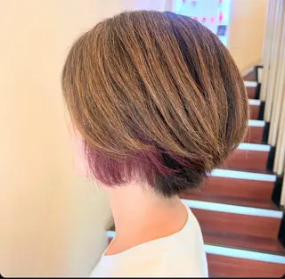 ショート くわこひなた 【下赤塚サロン🎀】のヘアスタイル