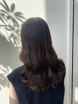ロング 銀座/韓国レイヤー/ 艶カラー🍓原田侑依のヘアスタイル