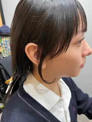 ミディアム カラー メンズ times salon名駅所属・久木原 ゆりのヘアスタイル