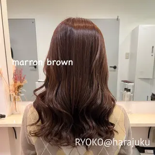 セミロング カラー パーマ ヘアアレンジ メンズ ワット 原宿のヘアスタイル