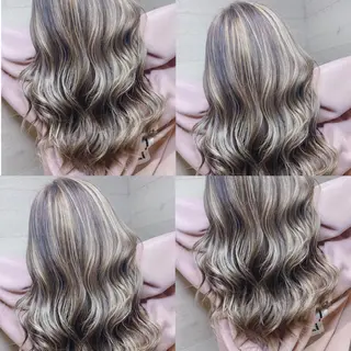 セミロング カラー ヘアアレンジ 🦋韓国ヘア 坂本 菜摘🦋のヘアスタイル