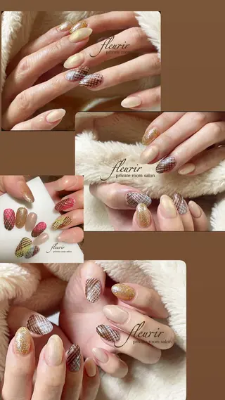 ネイル フルリール 【プライベートサロンのネイルデザイン