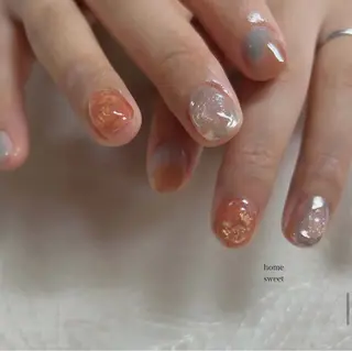 ショート ショートネイル. Home sweetのネイルデザイン