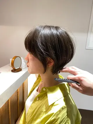 ショート カラー nex the salon coall所属・🫧似合わせショート イシダ🫧のヘアスタイル