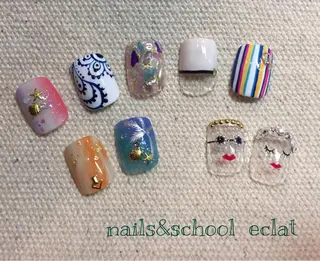 ネイル センター南 eclatのネイルデザイン
