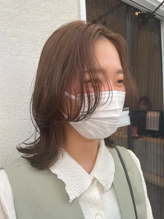 ミディアム 骨格、カラー診断士 ✂️淡中円花のヘアスタイル