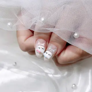 ネイル 𝓇𝒶𝓃𝒶𝓃 𝓃𝒶𝒾𝓁のネイルデザイン