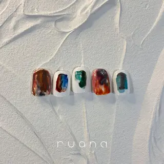 ネイル ニュアンスネイル🧡 rionaのネイルデザイン