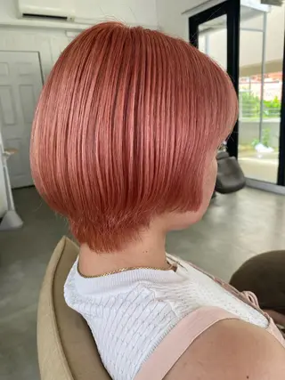 ショート カラー 林 梓のヘアスタイル