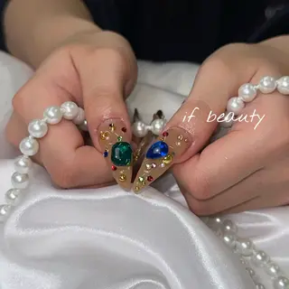 ネイル if Hair＆Nail Salon所属・IKA /海外ネイル /個性派/ワンホンのネイルデザイン