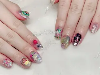 ネイル Quick Sukarupu 新宿店所属・澤田 あれのネイルデザイン