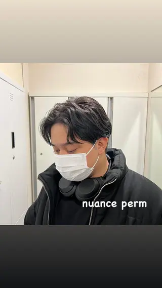 ショート パーマ メンズ 茅ヶ崎パーマ特化/ スパイラル/ハルキのヘアスタイル